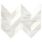 Marazzi Pietra Divina Calacatta Dolomiti 1.5" x 5" on 14" x 14" Natural Stone Mosaic Sheet, , large