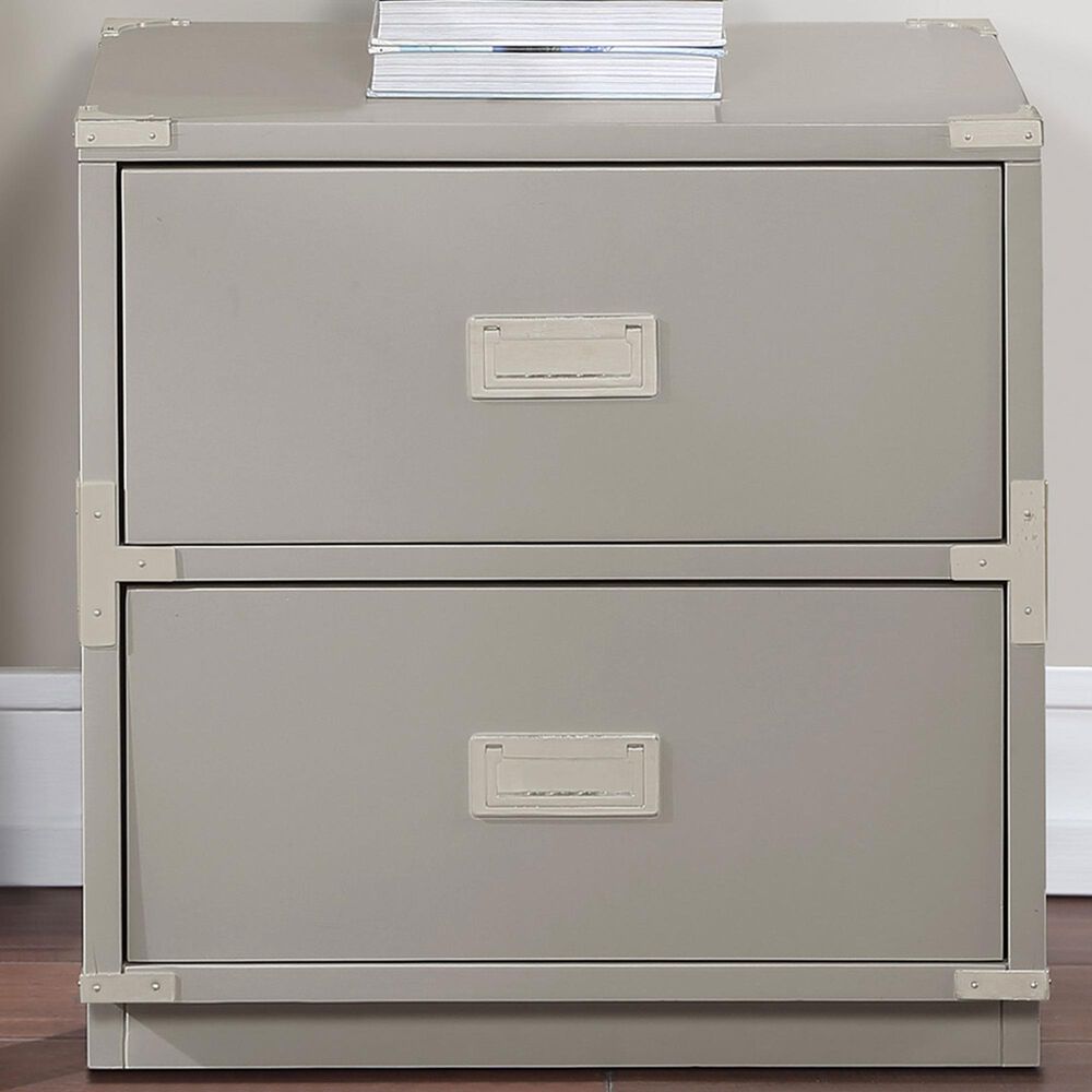 OSP Home Wellington 2-Drawer Cabinet in Grey, , large