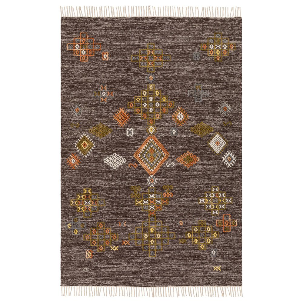 Surya Zanafi ZNF-2305 3' x 5' Brown, Orange and Red Area Rug, , large