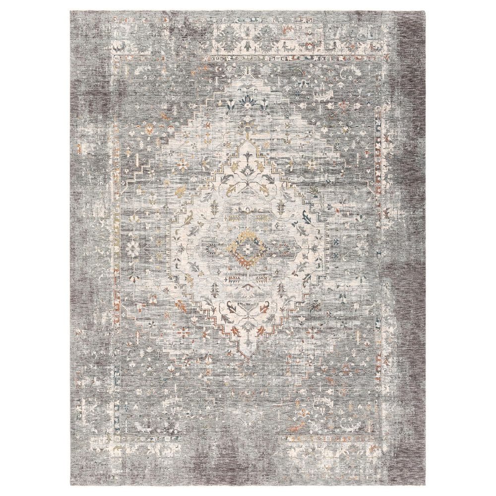 Surya Presidential PDT-2311 Dusty Sage, Gray, Charcoal, Ivory, Wheat, Ice Blue, Blue, Light Olive, Saffron and Orange 11&#39;6&quot; x 15&#39;6&quot; Area Rug, , large