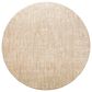Surya Masterpiece MPC-2308 Medium Gray, Beige, Tan and Medium Brown 5"3" Round Area Rug, , large