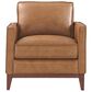 Italiano Furniture Newport Leather Chair in Camel, , large