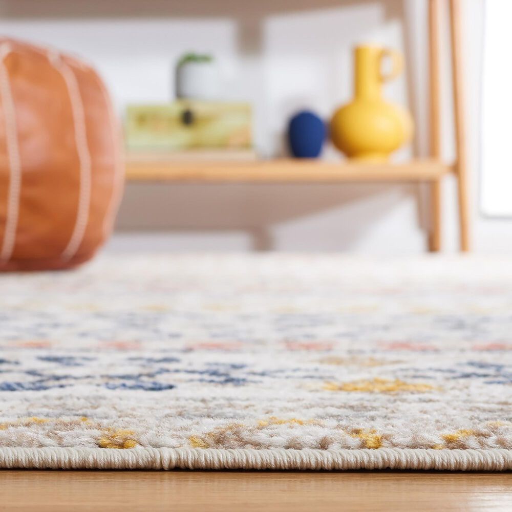 Safavieh Astoria Southwestern 9&#39; x 12&#39; Ivory, Blue and Rust Area Rug, , large