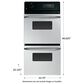 GE Appliances 24" Electric Double Wall Oven, , large