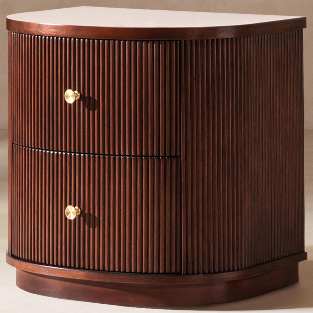 Jennifer Taylor Home Valentine Side Table in Dark Walnut, , large