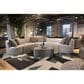 Golden Wave Furniture Delphine 3-Piece Symmetrical Sectional with Swivel End in Cream, , large