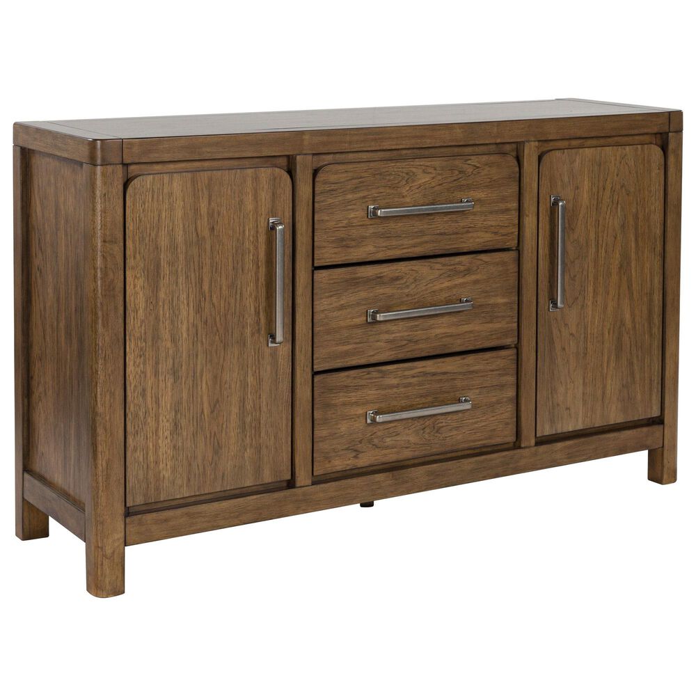 Ashley Cabalynn 3-Drawer Server in Light Brown, , large