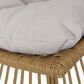 Hearth and Haven Elaine 2-Piece Patio Chat Set with Beige Cushion in Light Brown, , large