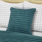 J. Queen Bold Darby 20" Square Throw Pillow in Teal, , large