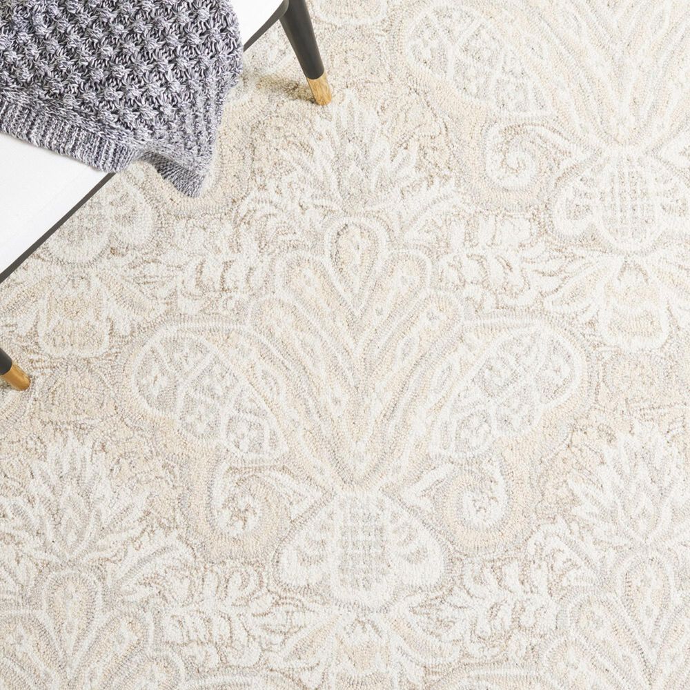 Safavieh Micro-Loop Damask 10&#39; x 14&#39; Beige Area Rug, , large