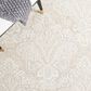 Safavieh Micro-Loop Damask 10" x 14" Beige Area Rug, , large