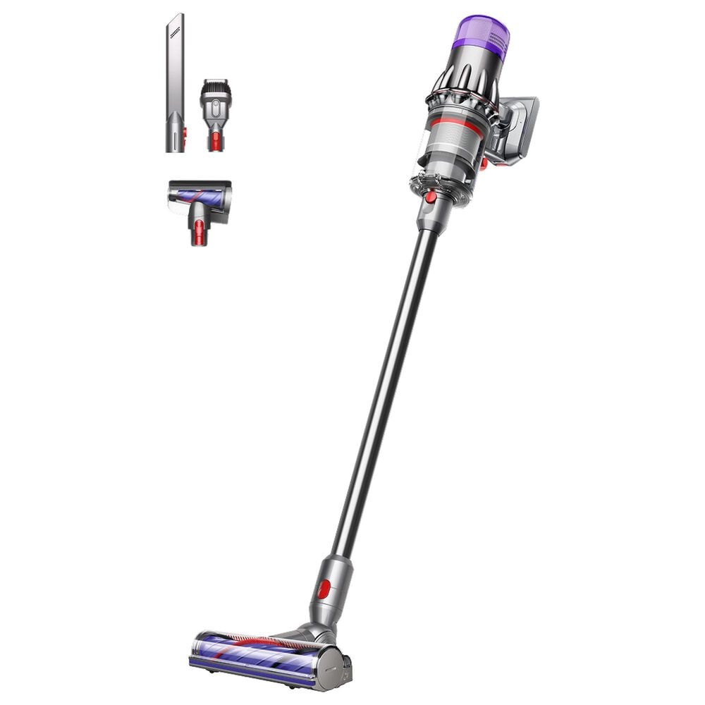 Dyson V9 Motorbar Vacuum in Sprayed Dark Nickel and Gloss Nickel, , large