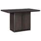 Steve Silver Oakley Counter Height Table in Charcoal Brown - Table Only, , large