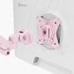 Arozzi Alzare Neo Single Gas Spring Monitor Arm in Pink, , large
