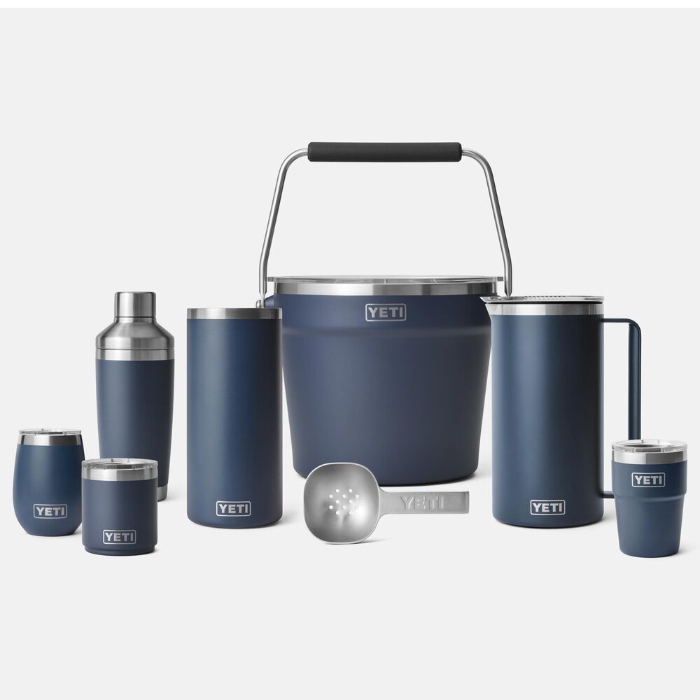 YETI Rambler 10 Oz Wine Tumbler with MagSlider Lid in Navy, , large