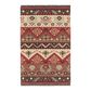 Surya Jewel Tone JT-8 5" x 8" Khaki, Red, Brown and Rose Area Rug, , large