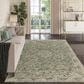Dalyn Rug Company Tuscany 10" x 14" Green Indoor/Outdoor Area Rug, , large