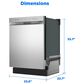 Midea 4-Piece Kitchen Package with 18.4 Cu. Ft. French Door Refrigerator and 6.3 Cu. Ft. 4-Element Freestanding Electric Range in Stainless Steel, , large
