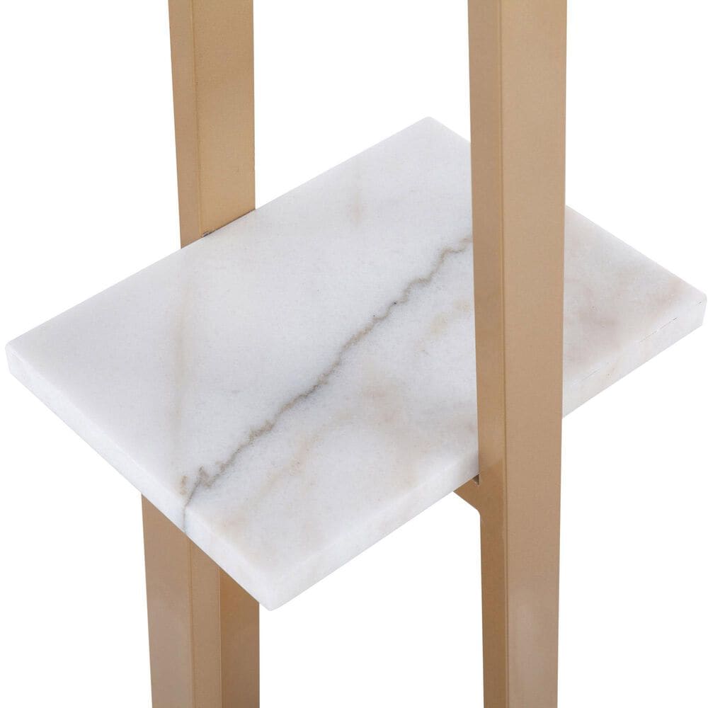 Lumisource Cosmo Floor Lamp in Gold and White, , large