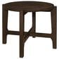 Pacific Landing Cota Round End Table in Dark Brown, , large