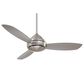 Minka-Aire Concept I 52" Ceiling Fan with LED Light in Brushed Nickel, , large