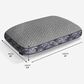 Bedgear Quest Multi-Position Performance Pillow in Gray and Lime Green, , large