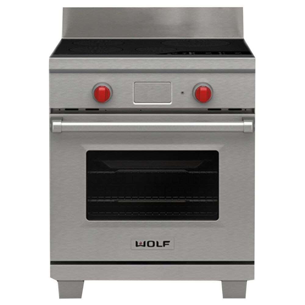 Wolf 36&quot; x 5&quot; Induction Range Riser in Stainless Steel, , large