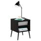 HOMLUX Claude 2-Tier Square End Table in Espresso, , large
