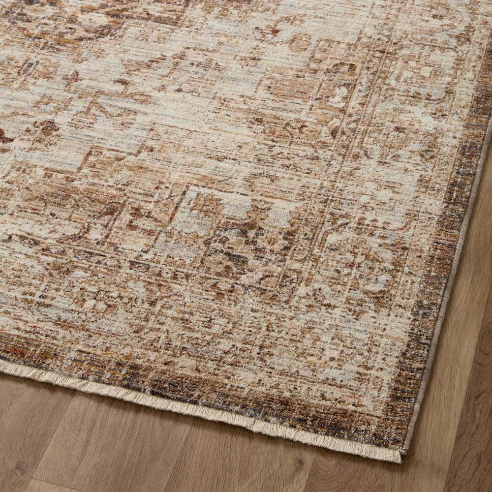 Loloi II Sorrento 5&#39;3&quot; x 7&#39;6&quot; Mocha and Multicolor Area Rug, , large