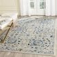 Safavieh Evoke EVK252C-3 3" x 5" Ivory/Blue Area Rug, , large