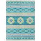 Dalyn Rug Company Phoenix 5" x 7"6" Teal Indoor/Outdoor Area Rug, , large