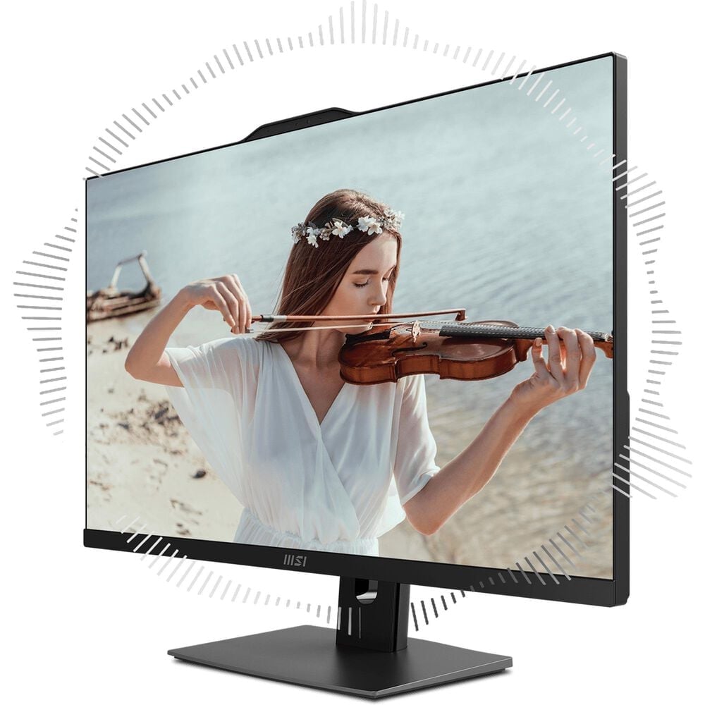 MSI 27&quot; Modern AM272P 1M All-in-One Desktop PC|Intel Core 5 120U - 16GB RAM - Intel Graphics - 1TB SSD in Black, , large