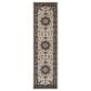 Safavieh Lyndhurst 2"3" x 12" Cream and Anthracite Runner, , large