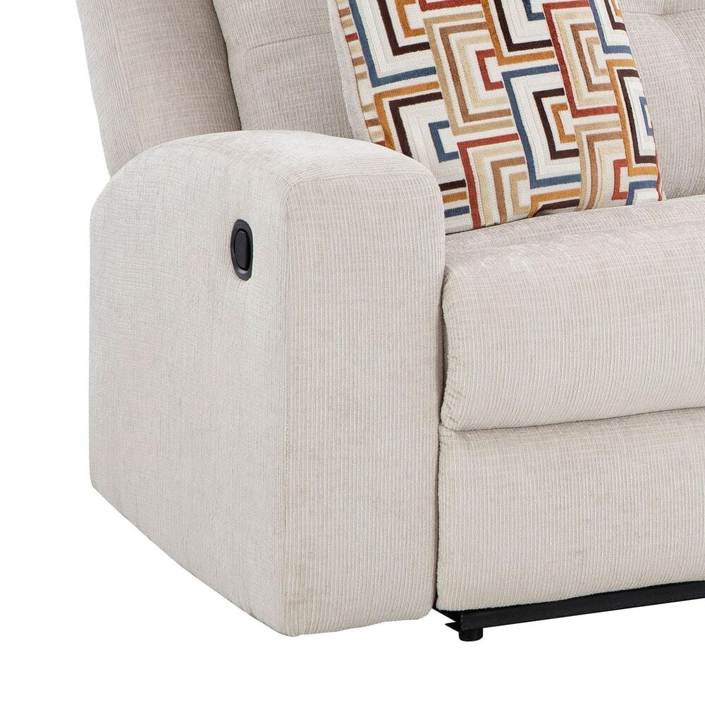 Ashley Danum Manual Reclining Sofa in Stone, , large