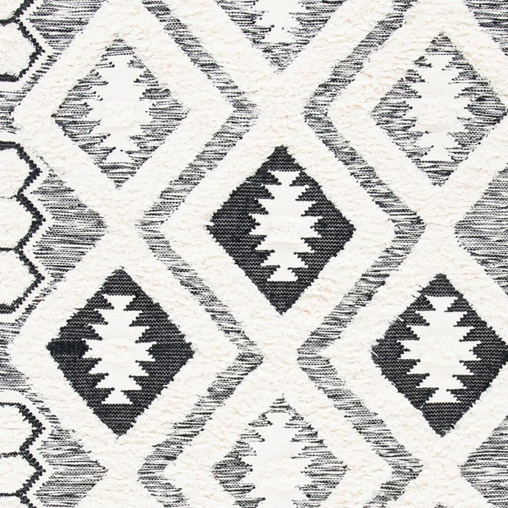 Safavieh Natura NAT684A 5&#39; x 8&#39; Ivory and Black Area Rug, , large