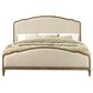 Golden Wave Furniture Interlude King Upholstered Bed in Sandstone Buff, , large