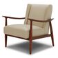 Interlochen Leather Accent Chair in Beige Brown, , large