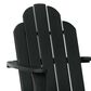 Linon Home Decor Adirondack Patio Chair in Black, , large