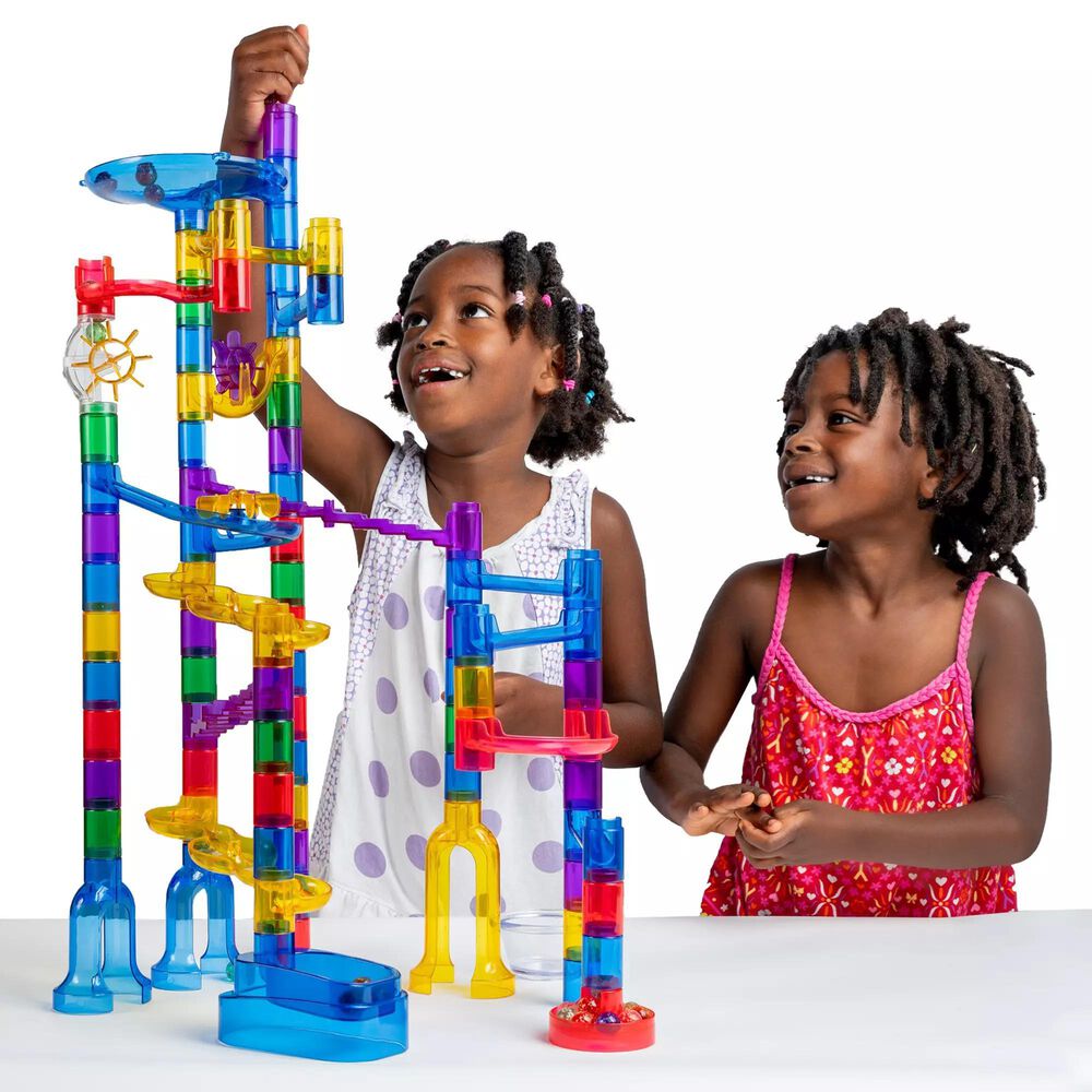 National Geographic 115-Piece Glow-In-The Dark Marble Run, , large