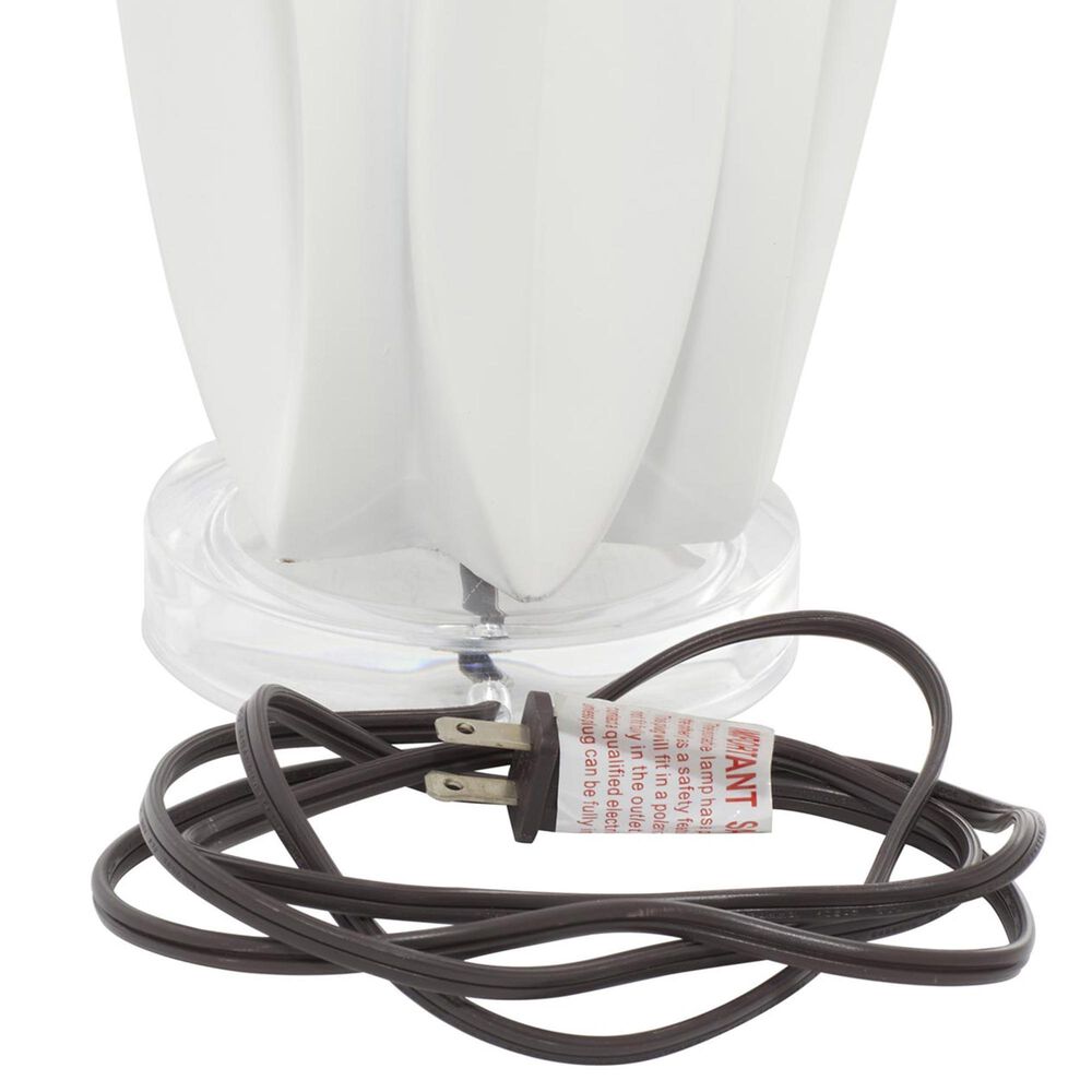 Maple and Jade 7&quot; x 28&quot; Table Lamp in White &#40;Set of 2&#41;, , large