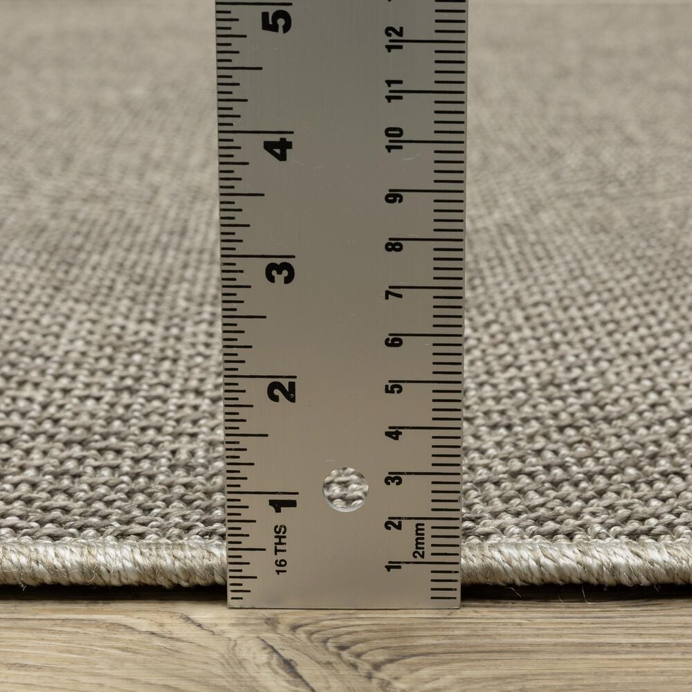 Oriental Weavers Caicos CA07A 9&#39;10&quot; x 12&#39;10&quot; Grey Area Rug, , large