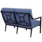 Gathercraft Charlotte Loveseat in Splendor Denim, , large