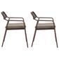 Zuo Modern Rio Outdoor Dining Chair in Brown (Set of 2), , large