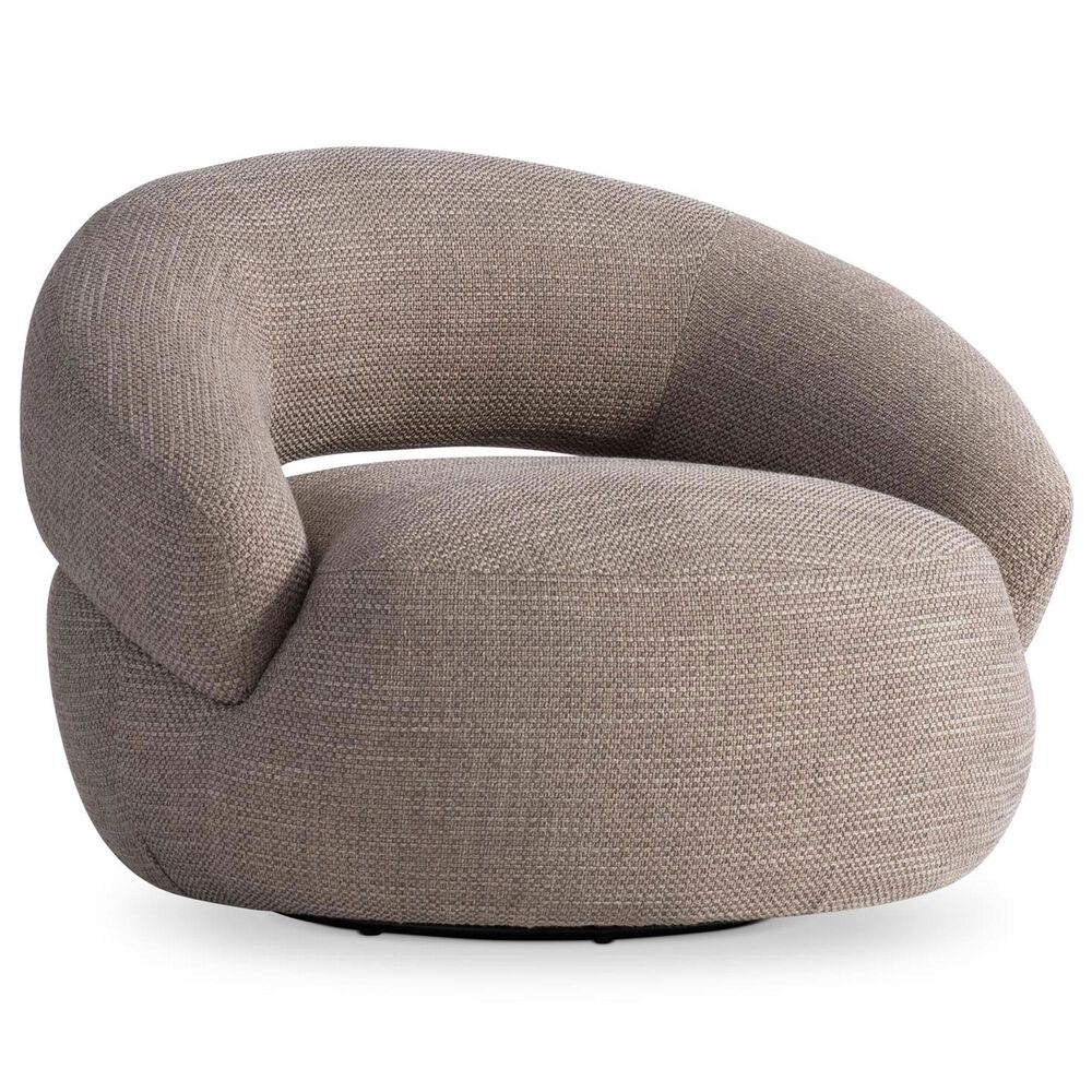 Bernhardt Furniture Company Cleo Swivel Chair in Brown, , large