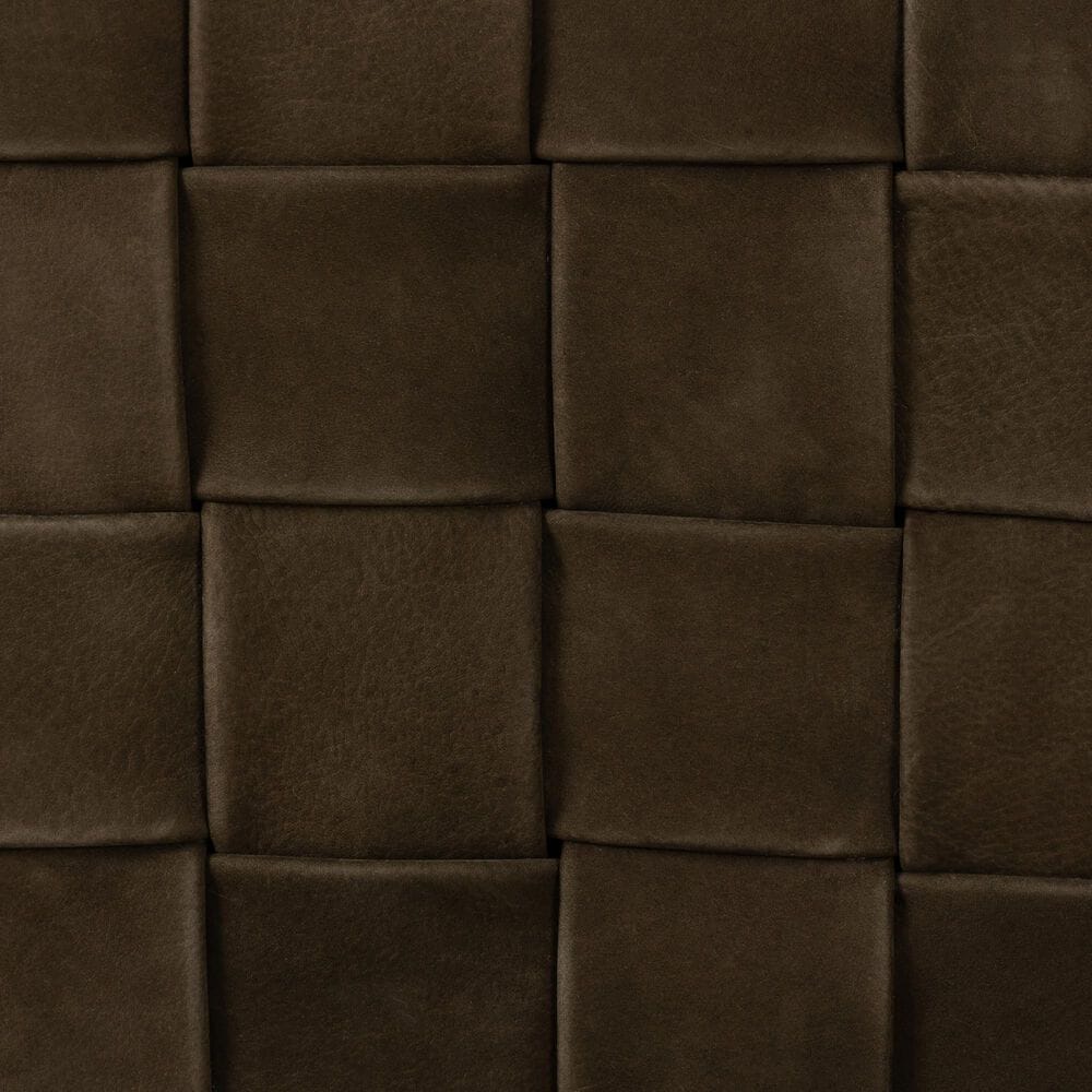Four Hands Flores Ottoman in Nubuck Olive, , large