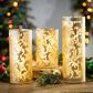 The Gerson Company Assorted Luminary Lantern in Gold (Set of 3), , large