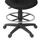 Regency Global Sourcing Comfort Series Swivel Computer Task Chair with Drafting Kit in Black, , large