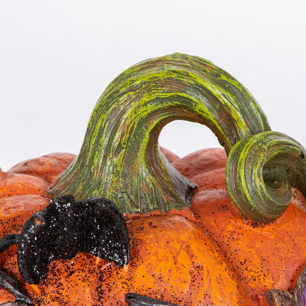 The Gerson Company 2-Piece Halloween Pumpkin House Set in Orange, , large