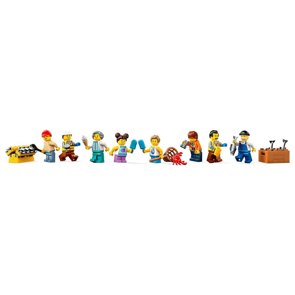 LEGO City Seaside Harbor with Cargo Ship, , large