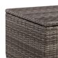 Hearth and Haven Outdoor Storage End Table with Lift-Top Lid in Gray, , large